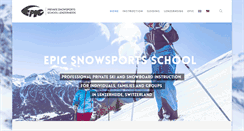 Desktop Screenshot of epic-ski.ch
